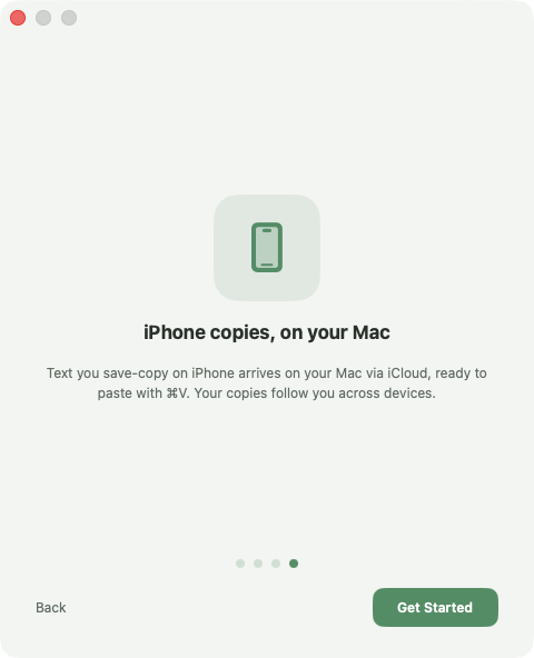Your iPhone copies on Mac